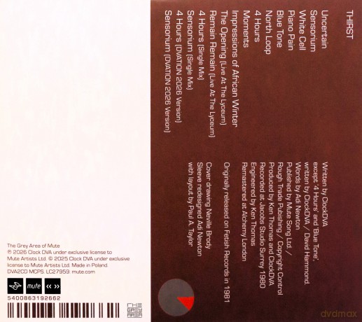 Clock Dva: Thirst [CD]