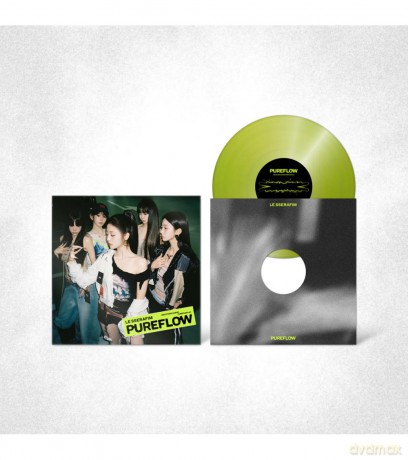 Le Sserafim: 2nd Studio Album Pureflow Pt.1 (Electric Yellow Glitter Ver.) [Winyl]