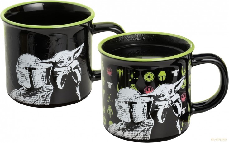 Paladone: Star Wars The Mandalorian - Mandalorian and Grogu Heat Change Mug (PP16271MAN)