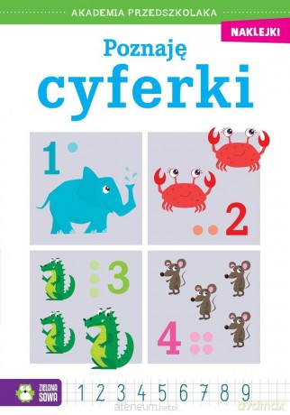 Akademia przedszkolaka. Poznaję cyferki [KSIĄŻKA]