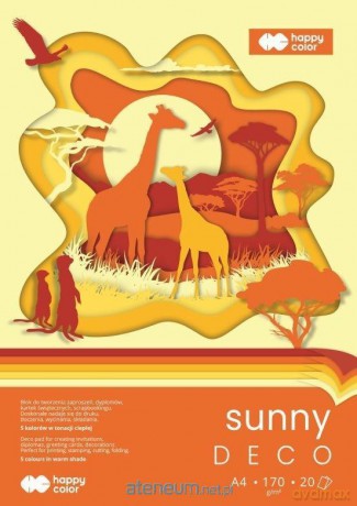 Blok Hobby Deco Sunny A4/20K 170g