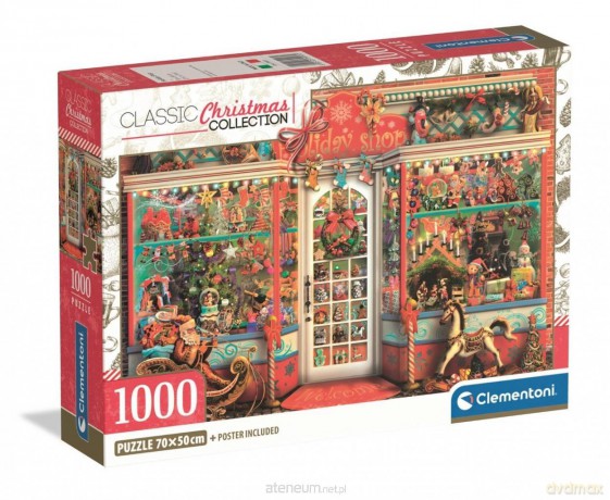 CLEMENTONI 1000 el. Compact Holiday Shop [PUZZLE]