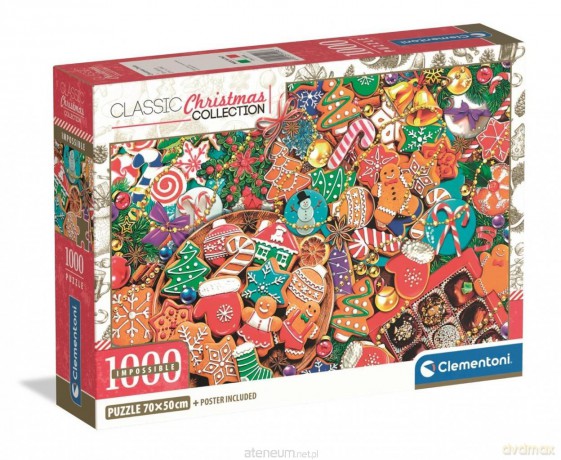 CLEMENTONI 1000 el. Impossible Christmas Treats [PUZZLE]