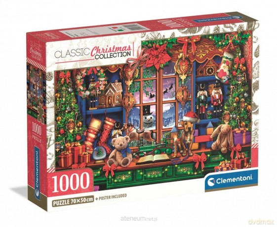 CLEMENTONI 1000 el. Xmas Coll. Ye Old Christmas [PUZZLE]