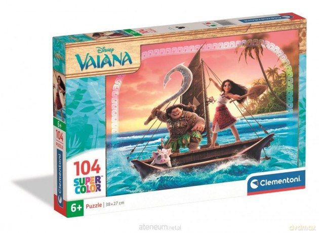 CLEMENTONI 104 el. Super Color Disney Vaiana 2 [PUZZLE]