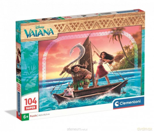 CLEMENTONI 104 el. Super Disney Vaiana 2 [PUZZLE]