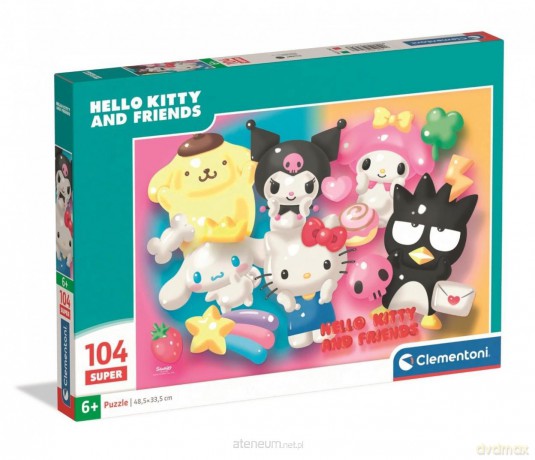 CLEMENTONI 104 el. Super Hello Kitty [PUZZLE]