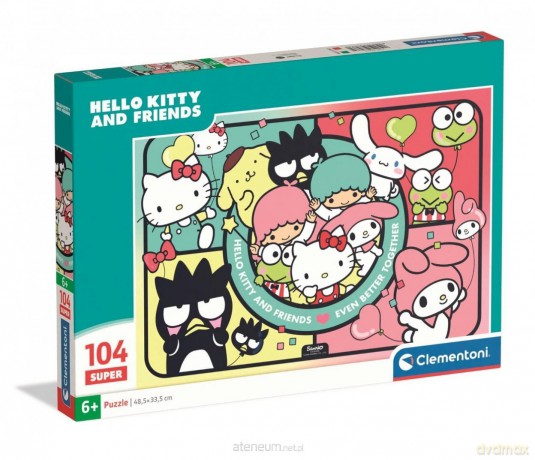 CLEMENTONI 104 el. Super Hello Kitty 2 [PUZZLE]