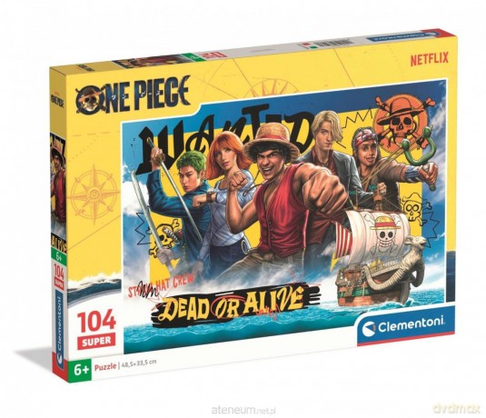 CLEMENTONI 104 el. Super One Piece Netflix [PUZZLE]