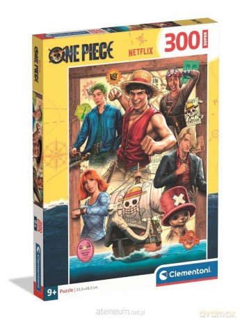 CLEMENTONI 300 el. Super One Piece Netflix [PUZZLE]