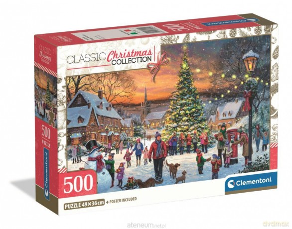 CLEMENTONI 500 el. Xmas Coll. Christmas Magic Moments [PUZZLE]