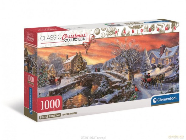 CLEMENTONI Panorama 1000 el. Compact Christmas [PUZZLE]