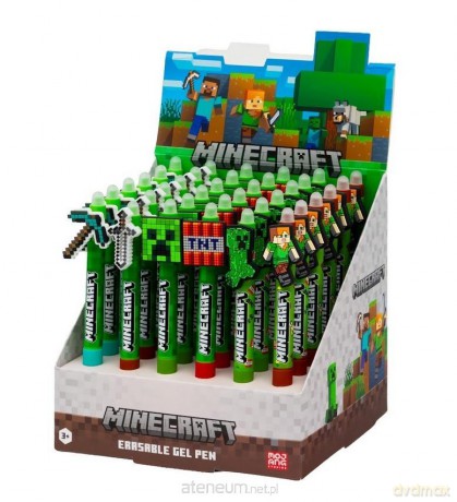 Długopis wymazywalny Minectaft 0,5mm (36szt)
