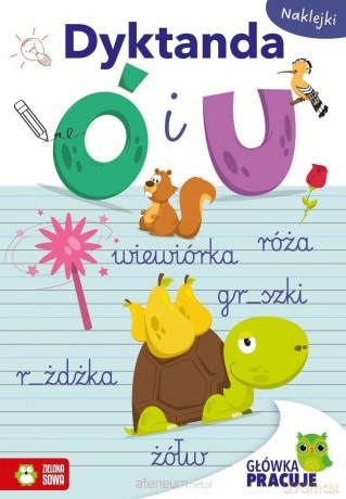 Główka pracuje. Dyktanda Ó i U [KSIĄŻKA]
