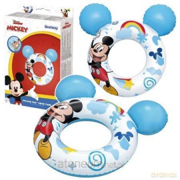 Koło dmuchane Mickey Mouse z uszami niebieskie [SPORT]