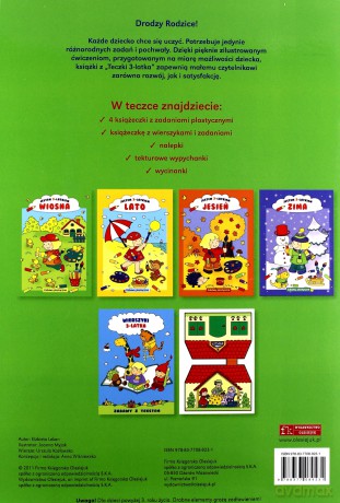 Teczka 3-latka. Zgaduję, rysuję, maluję [KSIĄŻKA]