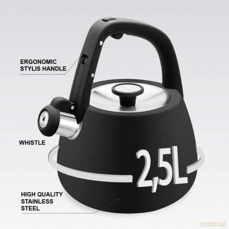 Czajnik nieelektryczny 2,5 l MR-1318-BLACK