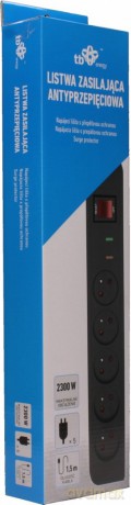 Energy Listwa Antyprzepięciowa x5,1.5m