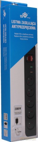 Energy Listwa Antyprzepięciowa x5,3m