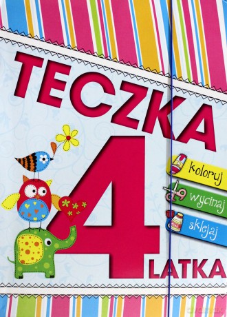 Teczka 4 latka. Koloruj, wycinaj, sklejaj [KSIĄŻKA]