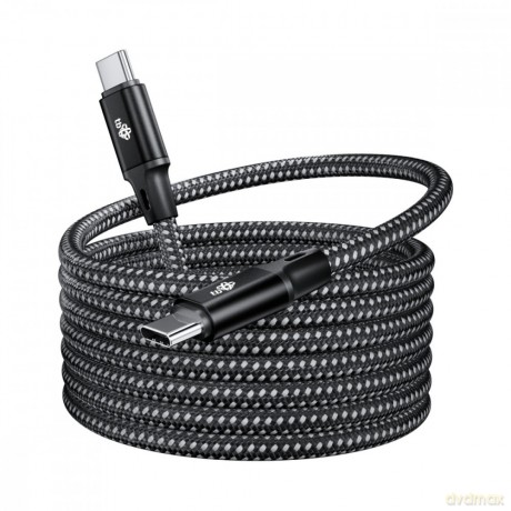 Kabel magnetyczny USB C-USB C 1m czarny