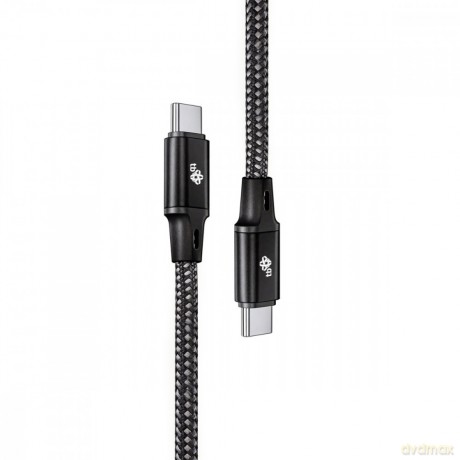 Kabel magnetyczny USB C-USB C 1m czarny