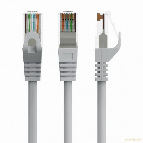 Kabel sieciowy Patch cord Kat.6 UTP 15m szary