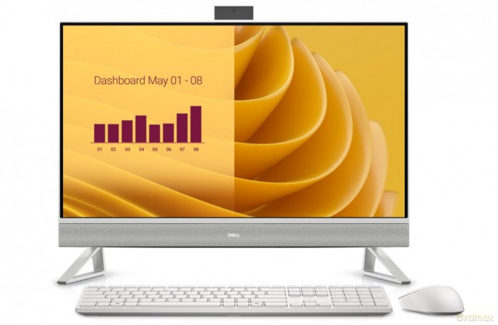Komputer Dell 27 All-in-One EC27250 Win11Pro i5-1334U/16GB/512GB/27.0 FHD/Intel UHD/Cam/WLAN + BT/3Y ProSupport