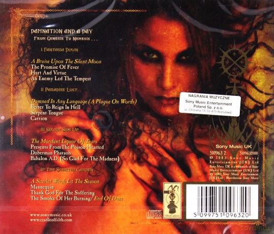Cradle Of Filth: Damnation And A Day [CD]