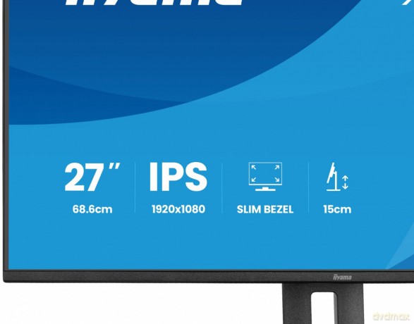 Monitor ProLite 27 cali XB2797HSU-B1 IPS,FHD,HDMI,DP,120Hz,2xUSBv3.2, 2xUSB-C, 350 CD, 2x2W, HAS 150/PIVOT