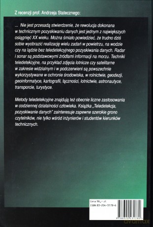 Teledetekcja. Pozyskiwanie danych [KSIĄŻKA]