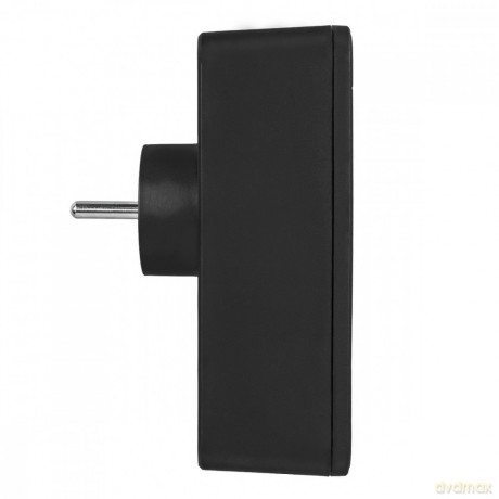 Rozdzielacz na 3 gniazdka MCE248 F/B 2xUSB-A 2xUSB-C czarny
