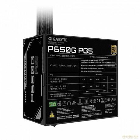 Zasilacz P650G 650W PG5 120mm hydraulic fan ATX