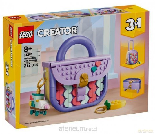 LEGO CREATOR Art Fashion Bag with Storage (31391) [KLOCKI]