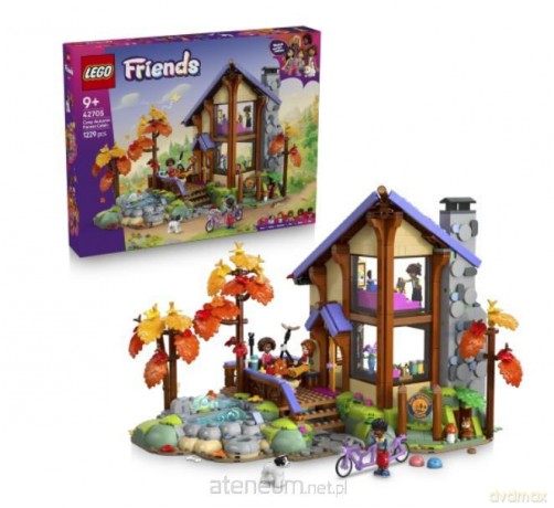 LEGO FRIENDS Cozy Fall Forest Cabin (42705) [KLOCKI]