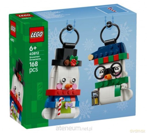 LEGO ICONIC Snowman Ornaments (40812) [KLOCKI]