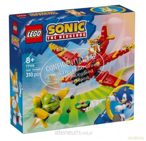 LEGO SONIC Tails' Tornado (77119) [KLOCKI]