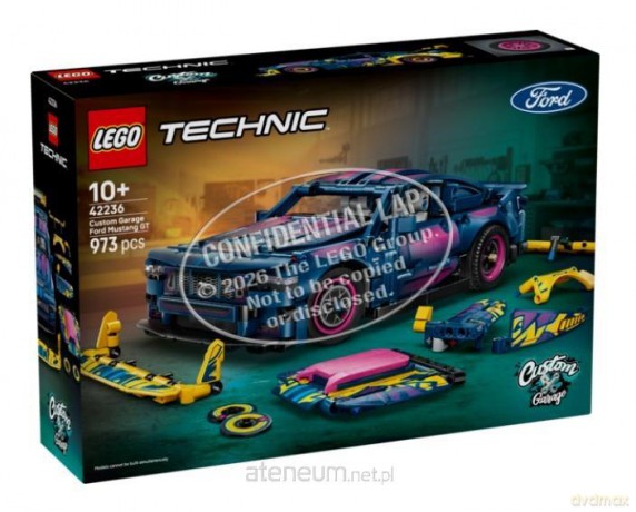 LEGO TECHNIC Custom Garage Ford Mustang GT (42236) [KLOCKI]