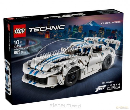 LEGO TECHNIC Dodge Viper GTS-R Sports Car (42234) [KLOCKI]