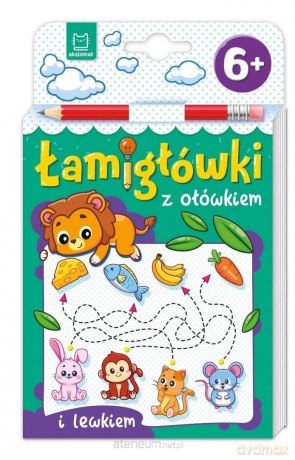 Łamigłówki z ołówkiem i lewkiem. Od 6 lat - Beata Karlik [KSIĄŻKA]