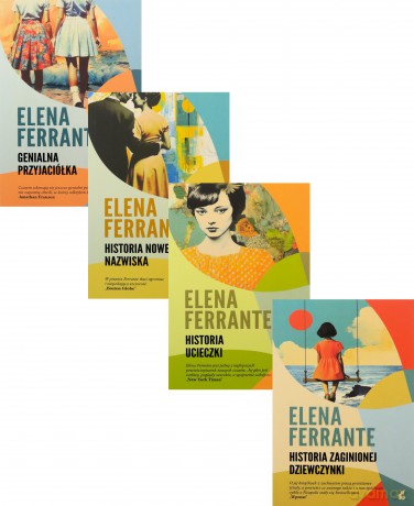 Pakiet: Genialna przyjaciółka (Tom 1-4) - Elena Ferrante [KSIĄŻKA]
