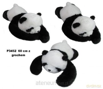 Panda z łapkami obciążeniowymi z grochem 60 cm