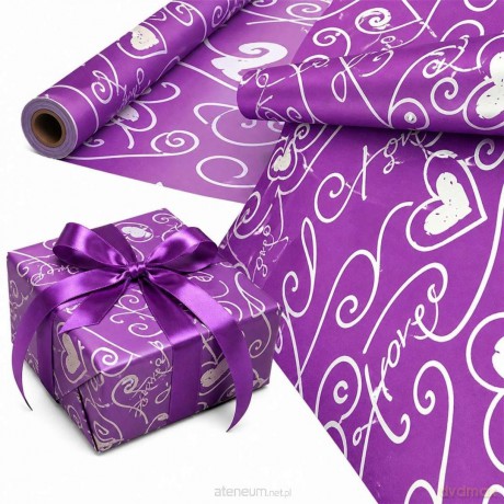 Papier ozdobny Fiolet Miłości X-Strong 35 cm x20m