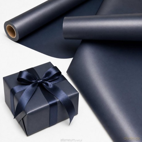 Papier ozdobny granat stalowy X-Strong 57 cm x25m