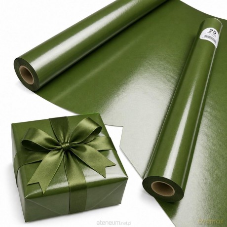 Papier ozdobny leśna zieleń X-Strong 57 cm x25m