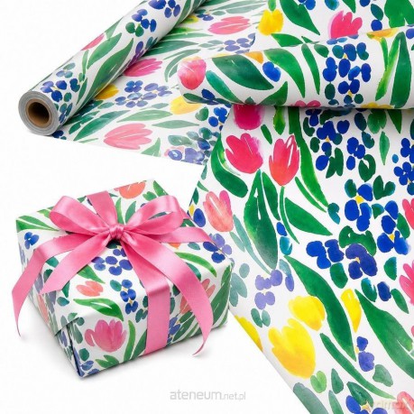 Papier ozdobny Tulipany Wiosenne X-Strong 35 cm x20m