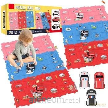 Puzzle tor przeszkód ambulans straż [PUZZLE]