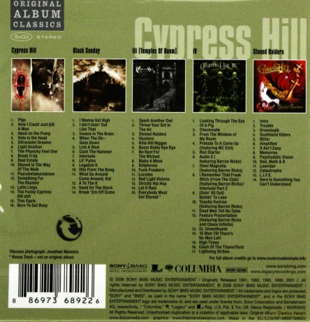 Cypress Hill: Original Album Classics [BOX] [5CD]