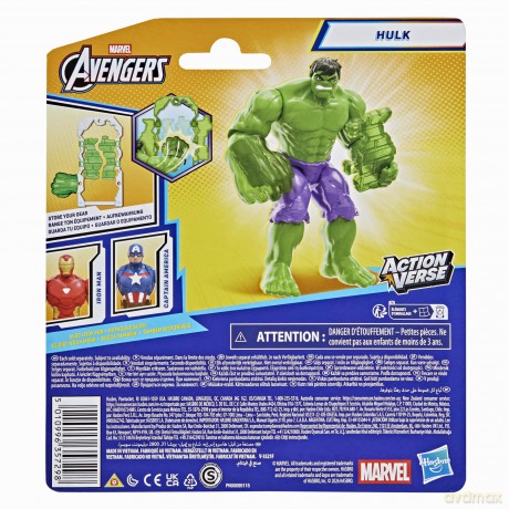 Avengers - Figure With Gear 11 cm - Hulk (G31005X0) [FIGURKA]