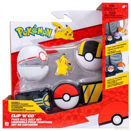 Pokemon - Clip N Go Belt Set Pikachu (PKW4741) [FIGURKA]
